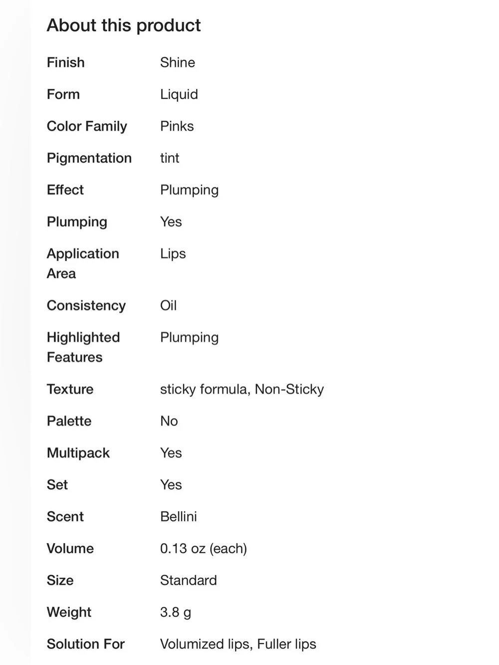 J.O.A. Top It Off Lip Plumping Oil — Lavender Pink Shine